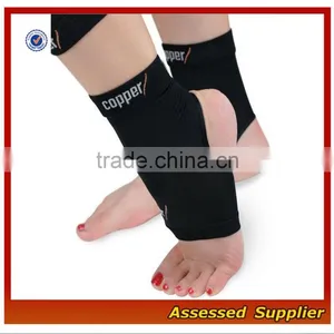 Custom Copper Wear Copper Compression Ankle Sleeve Copper Ankle Support One Pair MLL725 thumbnail-2
