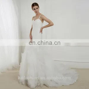 EB2697 Hot Top Heavy Beaded See Through Back Mermaid Wedding Dress thumbnail-1