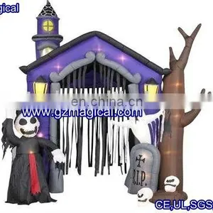 Inflatable Haunted House for Holloween Holiday thumbnail-1