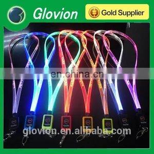 New Design TPU LED Lanyards TPU LED Lanyards for Party Single Flashing Lanyard thumbnail-4