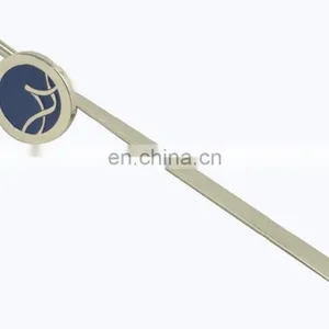 Good Quality Cheap Promotion Custom Metal Logo Bookmark Badges thumbnail-1