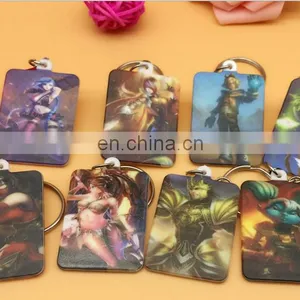 Customized Digital Photo Keychain Football Soccer Star Movie Star Character Keychain President Election Keychain thumbnail-3