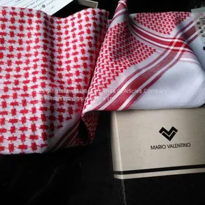 Arabian Mercerized Cotton Scarf, Arab Cotton Scarf,Arab Scarf ,Arabian Shemagh,Muslim Hijab Scarf thumbnail-1