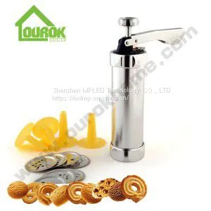 MANUAL ALUMINUM COOKIE PRESS FOR DIY BQ-4 thumbnail-1