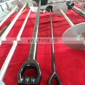 Ground Screw Pile Earth Pole Helix HDG Forging Screw Anchor thumbnail-1
