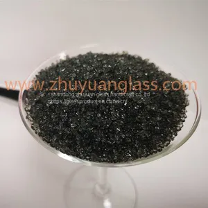 Shandong Zhuyuan Export Recycle Glass Bead Intermix 1-3mm3-6mm6-9mm Gray Aggregates Glass Bead thumbnail-1