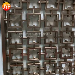 Custom Design Balcony Perforated Metal Screen Partition Restaurant Wall Divider thumbnail-3
