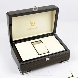 Custom Home Furnishing Storage Gift Custom Small Black Watch Box thumbnail-1