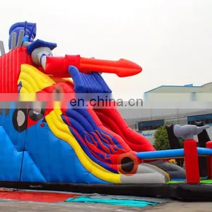 2020 New Design Space Theme Super Robot War Inflatable Slide on Sale thumbnail-7