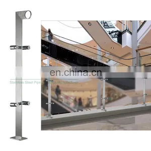Hot Popular Glass Ss Balustrade Glass Balcony Railing Glass Balustrade Manufacturer China thumbnail-7