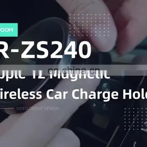 OEM Cargadores 15W Fast Charging Air Vent Car Phone Holder Mount Magnet Magnetic Wireless Charger for IPhone 12 thumbnail-1