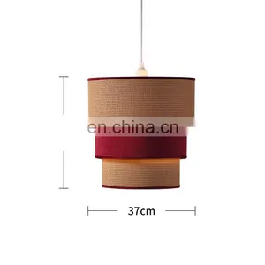 Top Sale Living Room Red Indoor Lighting Ceiling Hotel Modern Pendant Lamps for Home Decor thumbnail-3