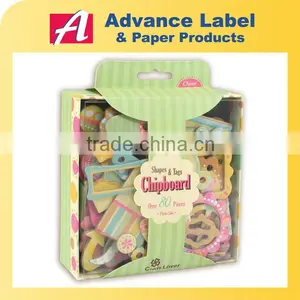 DIY Craft Gift Box Set Chipboard Shapes & Tags Chipboard Scrapbook Decor thumbnail-1