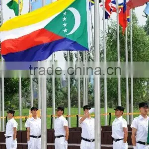 Olympic Village Flag Poles-Manual External Halyard Tapered Flag Pole thumbnail-1