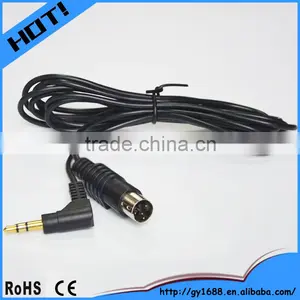 Well Customized 3P Mini Din to 3.5mm Audio Cable thumbnail-3