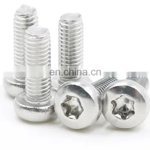 Pan Round Head Six Lobe Pin In Torx Security Screw Bolt M8 thumbnail-2