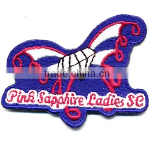 Butterfly Embroidery Patch Customized Woven Badge thumbnail-1