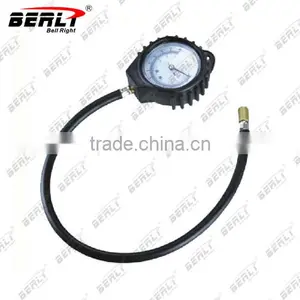 BellRight Long Rubber Hose Straight Head Tire Gauge thumbnail-1