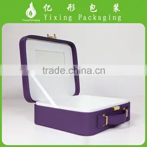 Hinged Decorative Leather Gift Storage Box thumbnail-1