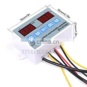 Digital Temperature Humidity Controller Regulator Thermostat Hygrostat Thermometer Hygrometer Control With Humidity Sensors 220V thumbnail-3