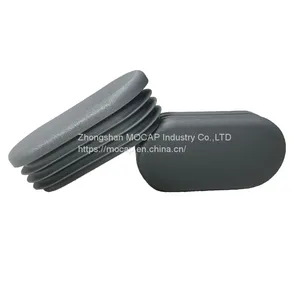 Plastic Furniture Oval Tube Plugs for Table Chair Desk Pipe thumbnail-3