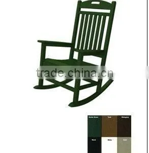 Painted Wood Rocking Chair thumbnail-1
