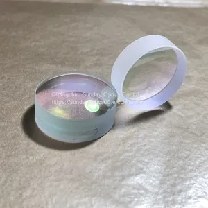 CaF2 Plano Convex Lens Dia.25mm EFL 75mm Wavelength 1050-1585nm thumbnail-1