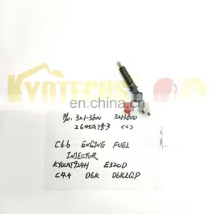321-3600 10R7938 3645A734 C6.6 C4.4 Engine Injector For E323D E321D E323DL E321DL thumbnail-3