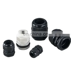 White Cable Gland Waterproof Adjustable 3-16mm Cable Connectors PG7 PG9 PG11 PG13.5 PG16 PG19 Plastic Cable Gland Joints thumbnail-3