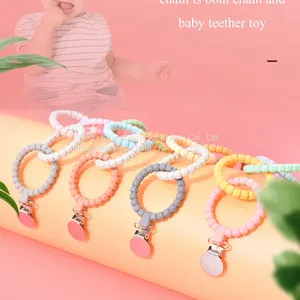 Baby Teether Colorful Annular Chain Holder Straps by Weiqi thumbnail-2