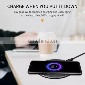 K8 Qi Wireless Charger 10W Alloy Magic Fast Charging Low Temperature Universal Wireless Fast Charger For Iphone Android Phone thumbnail-3