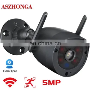 WIFI Wireless 5MP Security IP Camera 4X Digital Zoom CCTV HD AI Human Detection Outdoor Surveillance Bullet Cam CamHi APP thumbnail-2