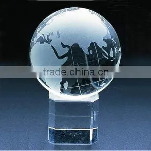 Manufacture All Kinds of K9 Crystal Globe High Grade Clear Glass Globe thumbnail-1