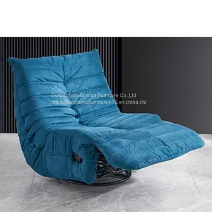 The New Caterpillar Rotating Single Chair Living Room Study Small Apartment Leisure Reclining Functional Unit Sofa thumbnail-1