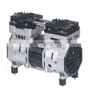 Bison China Manufacture 62dB 550W 1400RPM Silent Pistons Air Head Compressor Oilless thumbnail-1