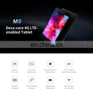 New Arrival ALLDOCUBE M8 4G Call Tablet, 8.0 Inch, 3GB+32GB, 5500mAh Battery, Android 8.0 thumbnail-4