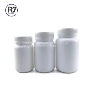 Pharmaceutical COA 4oz 5oz 150ml 120ml White HDPE Plastic Tablet Capsule Empty Bottle With Lids thumbnail-1