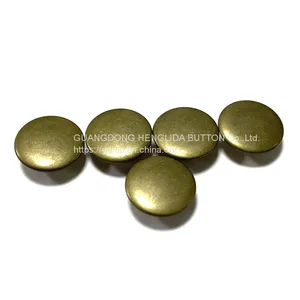 HLD Button Factory Wholesale 15mm Plating Spring Snap Button for Garment thumbnail-1