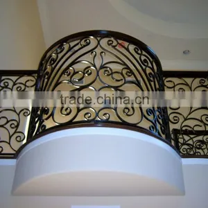 New Mordern Designs Wrought Iron Handrail for House thumbnail-6
