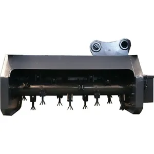 Excavator Weeding Machine Lawn Mower Excavator Hydraulic Grass Crusher thumbnail-4