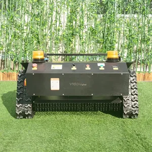 Radio Controlled Lawn Mower for Sale, China Tracked Remote Control Lawn Mower Price, rc Mower Price for Sale thumbnail-4