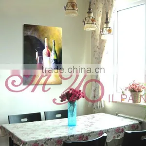 Best Selling Still Life Winebottle Oil Painting/best Gift for Friend Ct-110 thumbnail-6