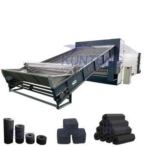 Charcoal Mesh Belt Dryer Industrial Coconut Shell Charcoal Drying Equipment EPC thumbnail-1