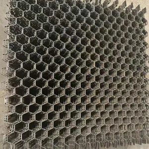 Stainless Steel Welded Hex Mesh Refractory Linings Support With Inner Buckle Lock Riveting Service Manufacturer Wholesale thumbnail-1