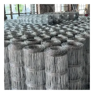 High Tensile Livestock Deer Goat Fence Hot Dipped Galvanized Farm Cattle Fence Woven Fixed Knot Grassland Fence for Sheep thumbnail-2