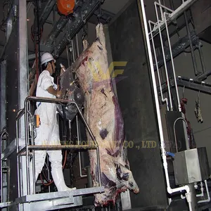 Beef Slaughterhouse Equipment Cattle Carcass Splitter Band Saw MUSLIM HALAL Cow Butcher Machinery Bull Abattoir Line Machine thumbnail-3