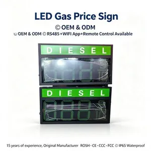 CASH&CREDIT Gas Station Price Display 24-inch Petrol Price Sign Led Display Board thumbnail-5