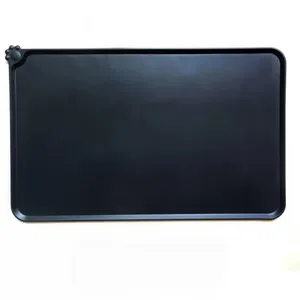 Silicone Pet Feeding Mat Waterproof Dog Bowl Mat Non-Slip Cat Food Water Placemat With Raised Edges Pet Food Catcher Clean Mat thumbnail-3