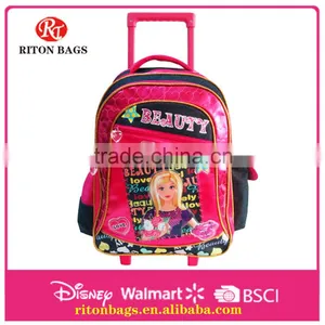 Professional Top Quality Fashionable Child School Cheap Kids Trolley Bags With Cartoon Pictures thumbnail-1