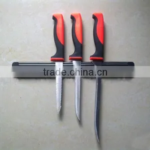In-stock Factory Price Stainless Steel +PP Kitchen Magnetic Knife Storage Strip Logo Laser Magnetic Knife Holder thumbnail-4